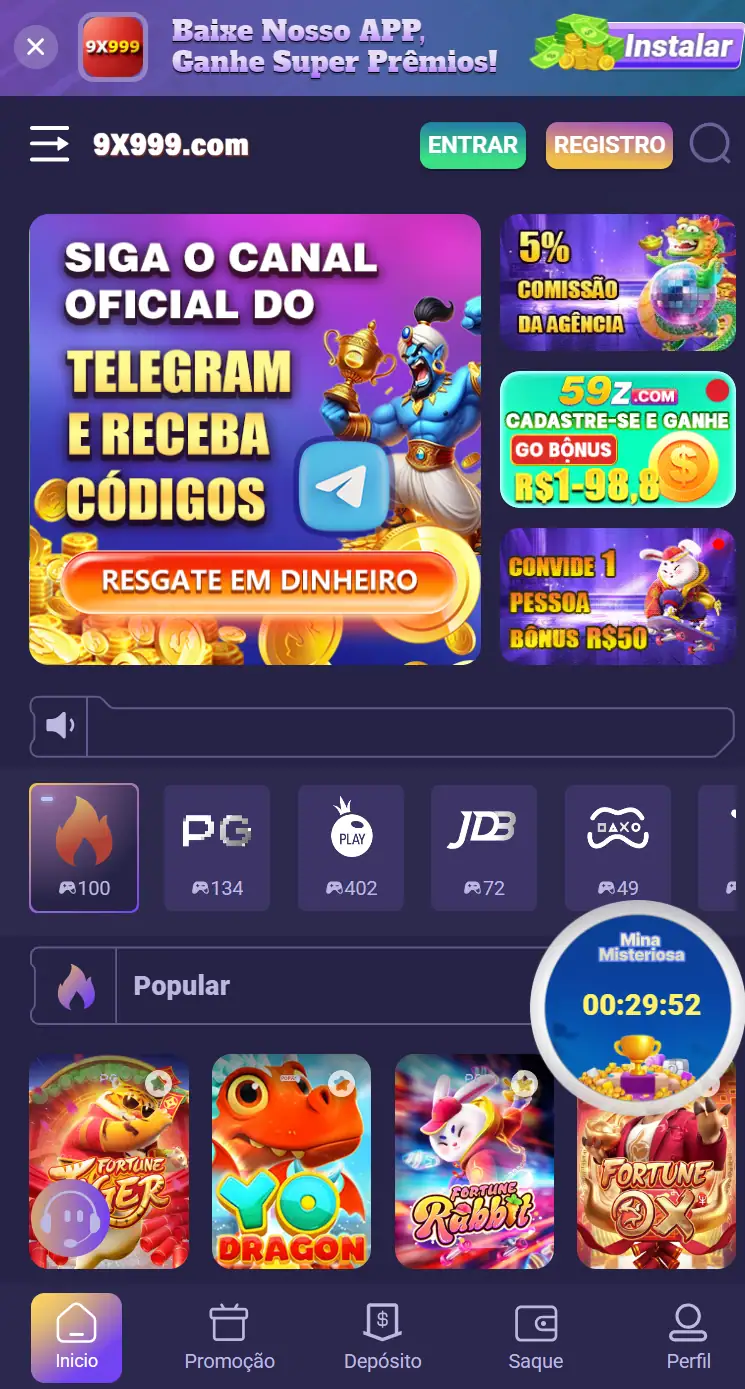 9x999 Entre agora blackjack online com PIX Entre Já